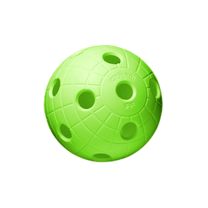 (Grøn) Floorball bold  - Unihoc CRATER ball - IFF godkendt (1 stk.)